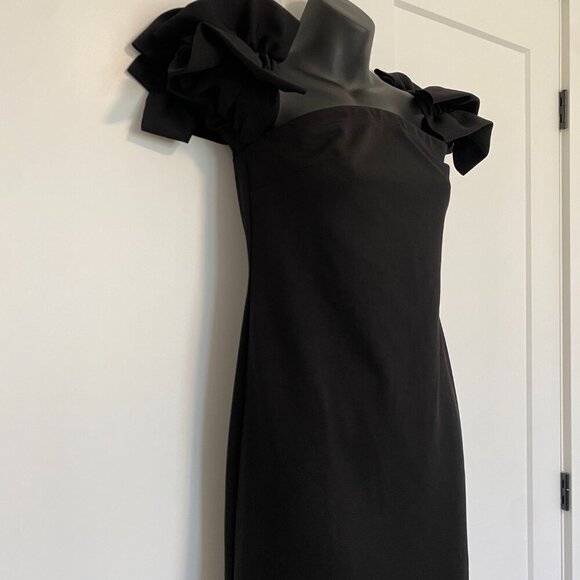 Gracia Black Short Formal Wedding‎ Guest Dress Women's Size Small - Picture 2 of 8